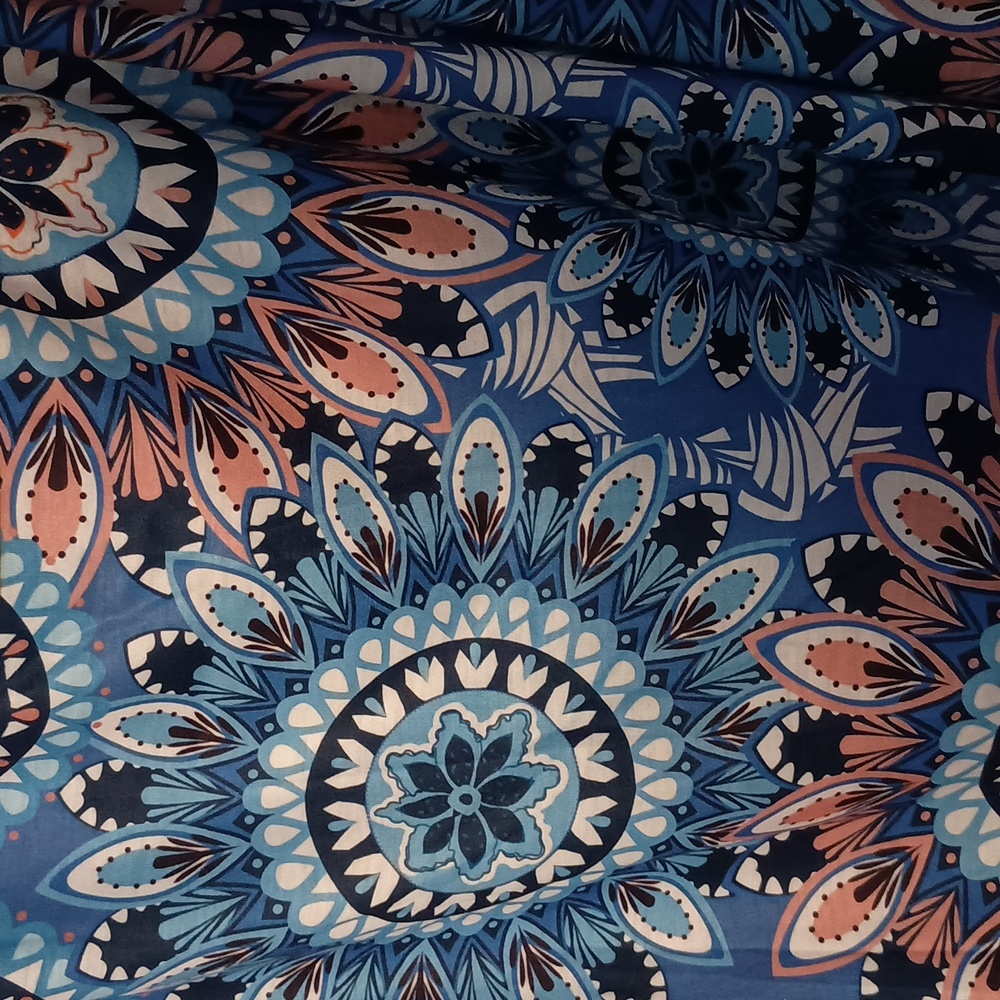 New! Nemidor Size 20 Boho Mandala Print Cold Shoulder Midi Dress (z100) - Picture 4 of 5